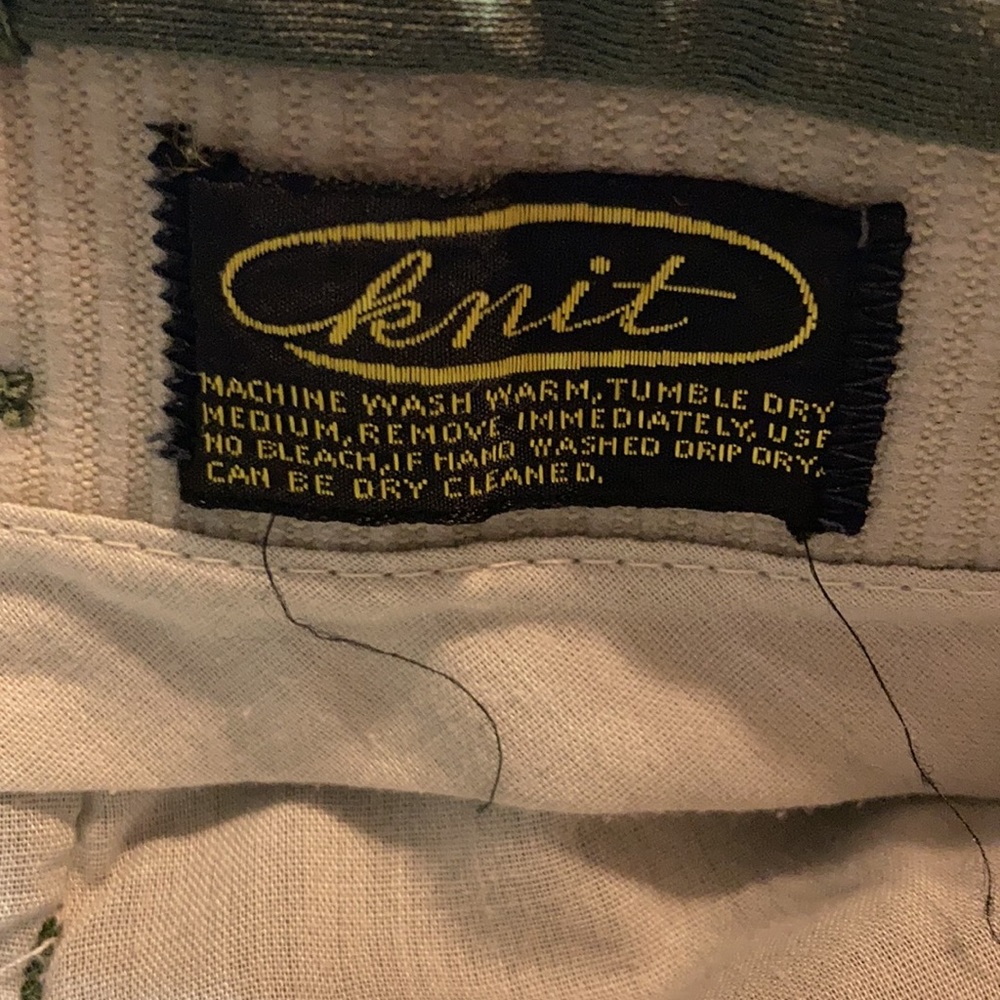 Vintage Knit Polyester Pants - Picture 5 of 5